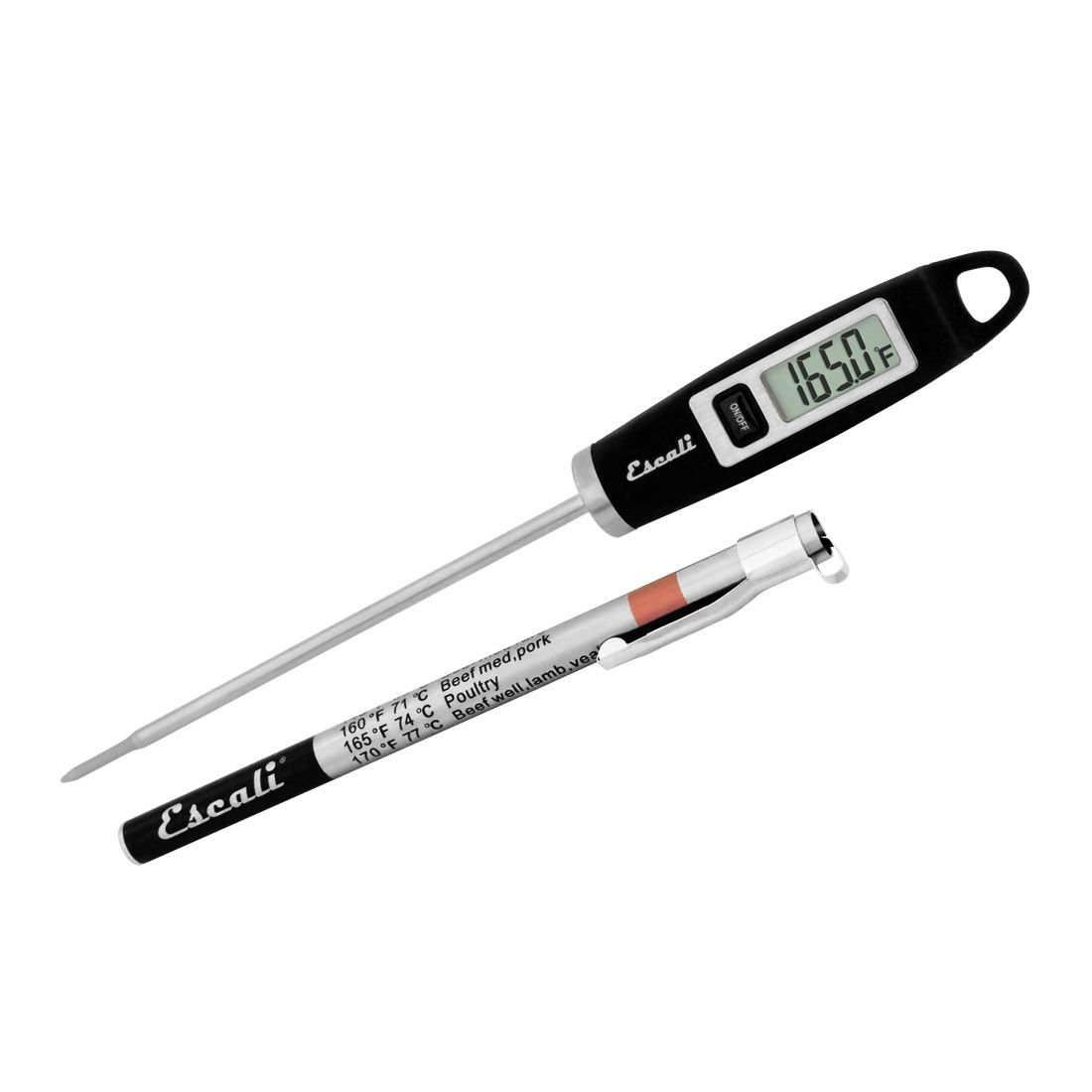 Thermomètre numérique Gourmet - Noir