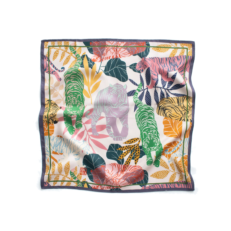 Tigress Silk Neckerchief
