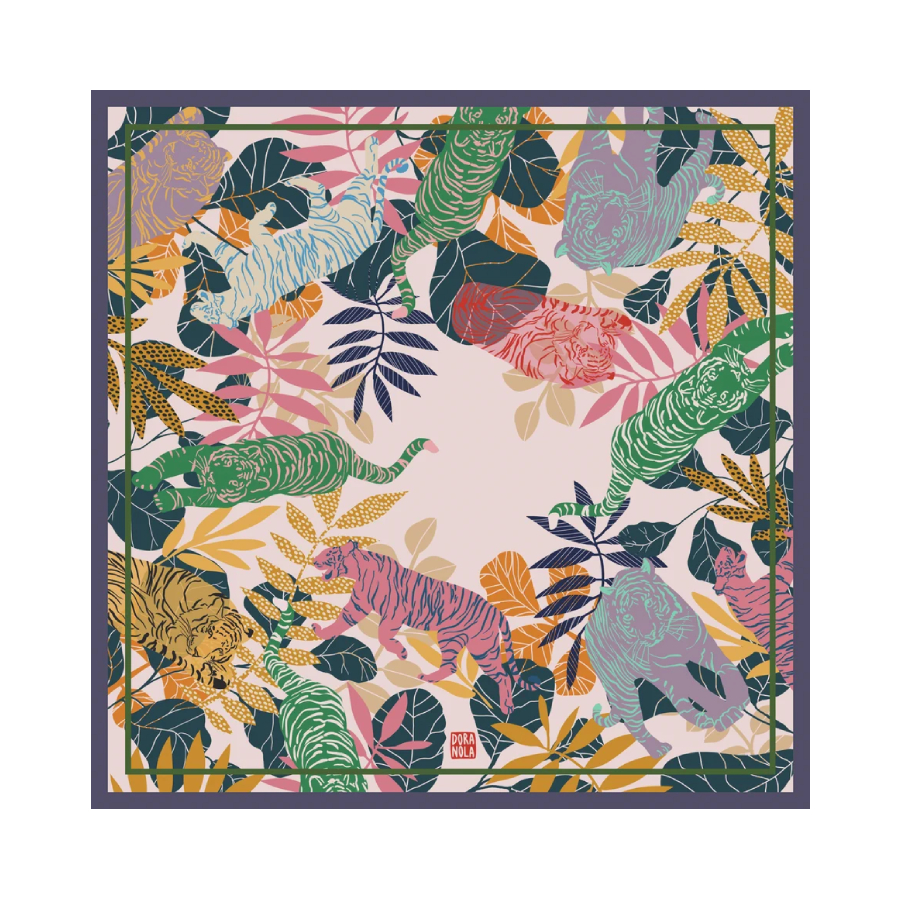 Tigress Silk Scarf 90