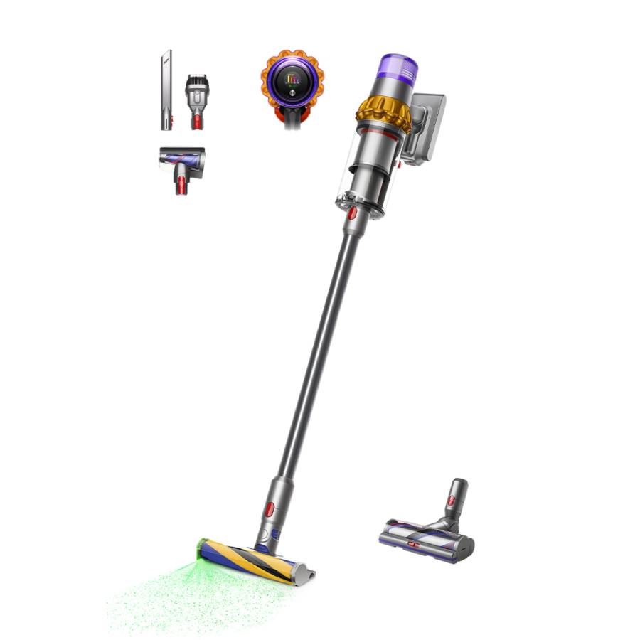 V15 Detect Cordless Vacuum - Yellow/Nickel