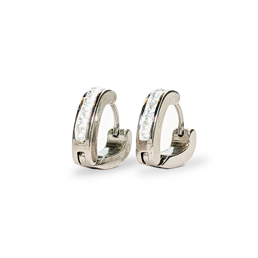 Anneaux d'oreilles en acier inoxydable