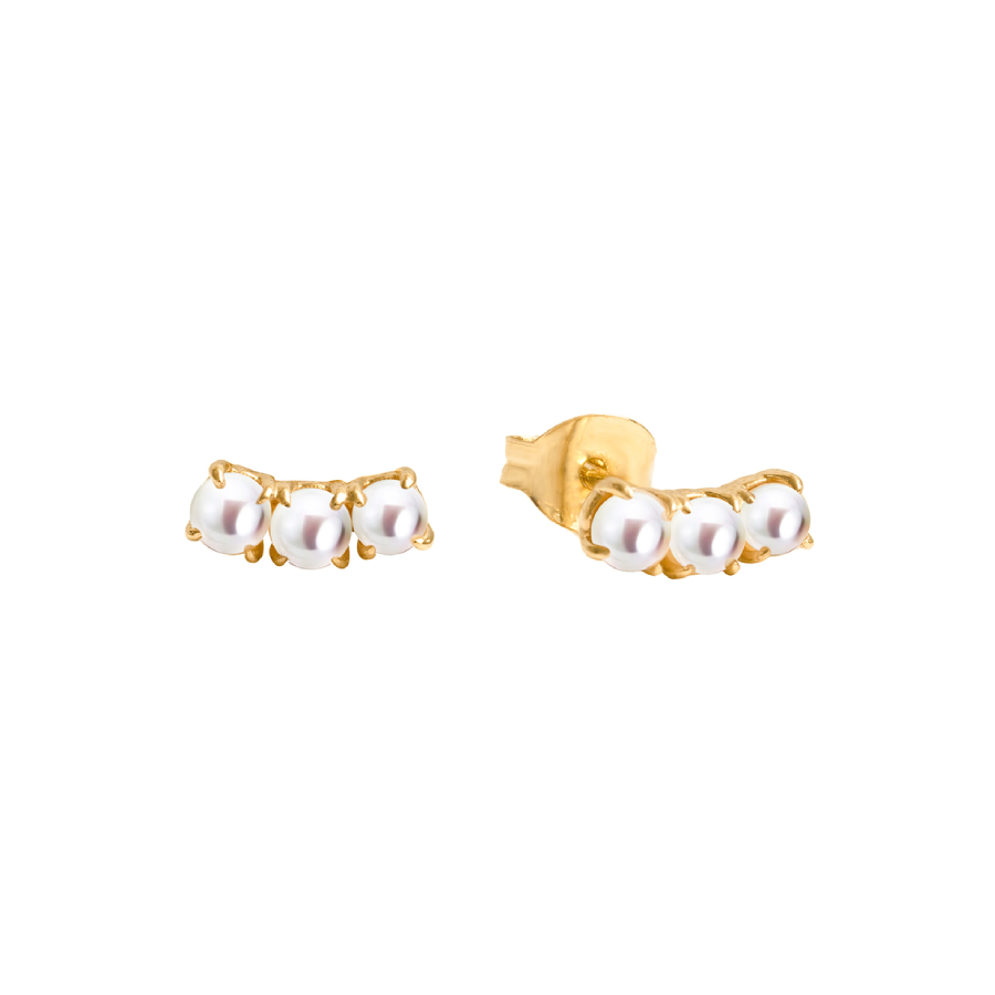 Minou Stackable Studs III - Gold