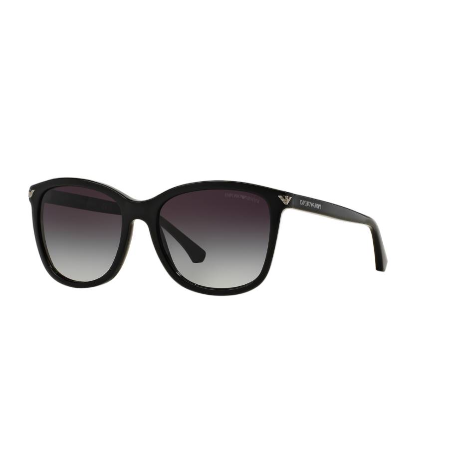 Square Sunglasses - Women - Shiny Black