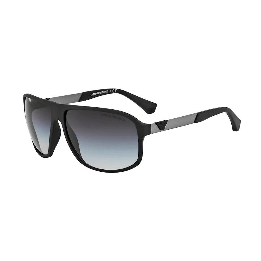 Men's EA4029 Square Sunglasses - Black
