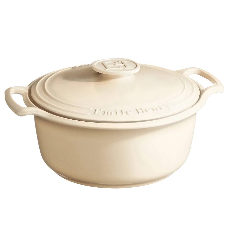 Sublime Round Stewpot - Cream - 4.5 qt