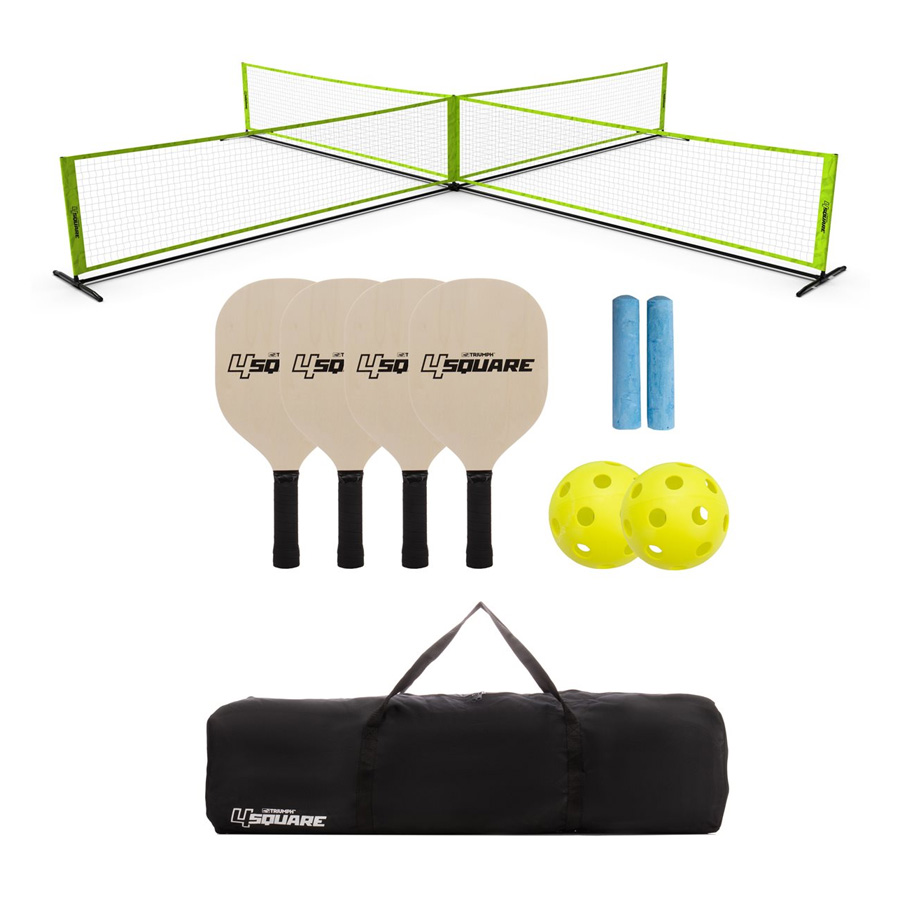 Triumph 4 Square Pickleball Set