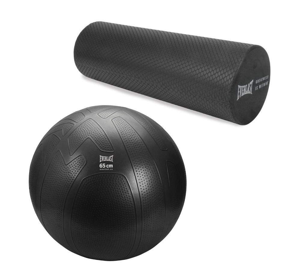 Fitness Ball and 18" Rx Eva Roller