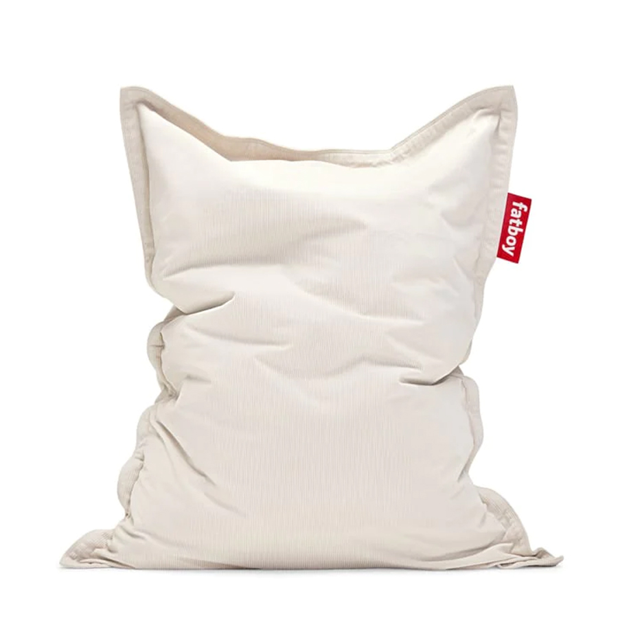 Slim Cord Beanbag - Cream