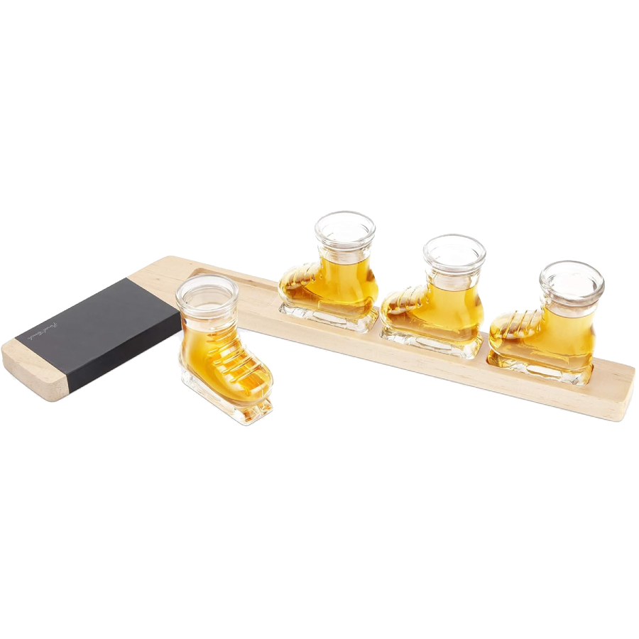 Ensemble de dégustation verres a liqueur hockey