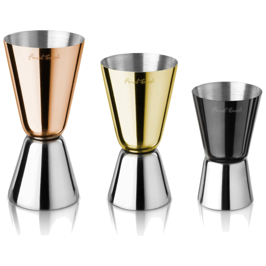 Mixed Metal Jigger Set - Set of 3