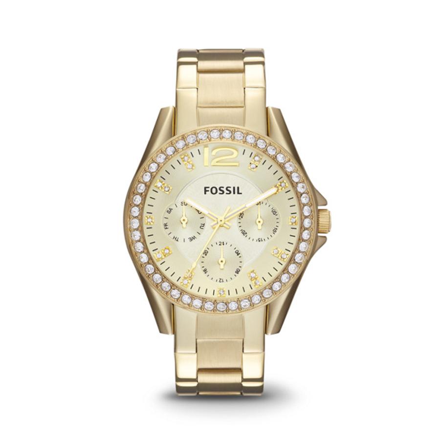 Women's Riley Gold Multifunction Stainless Steel Watch