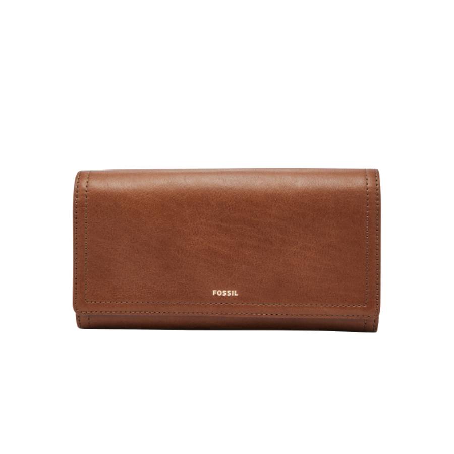 Logan Continental Leather Wallet - Brown