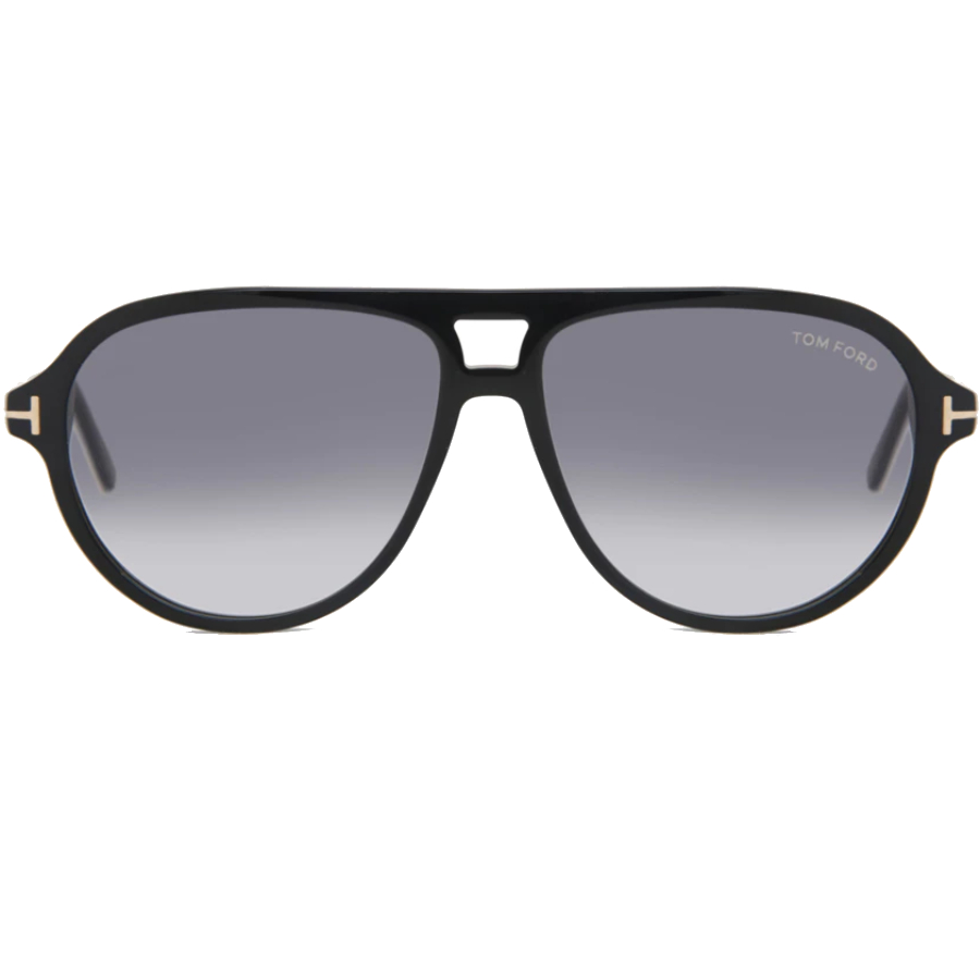 Lunettes de soleil Jeffrey - Hommes - Noir/Fumé