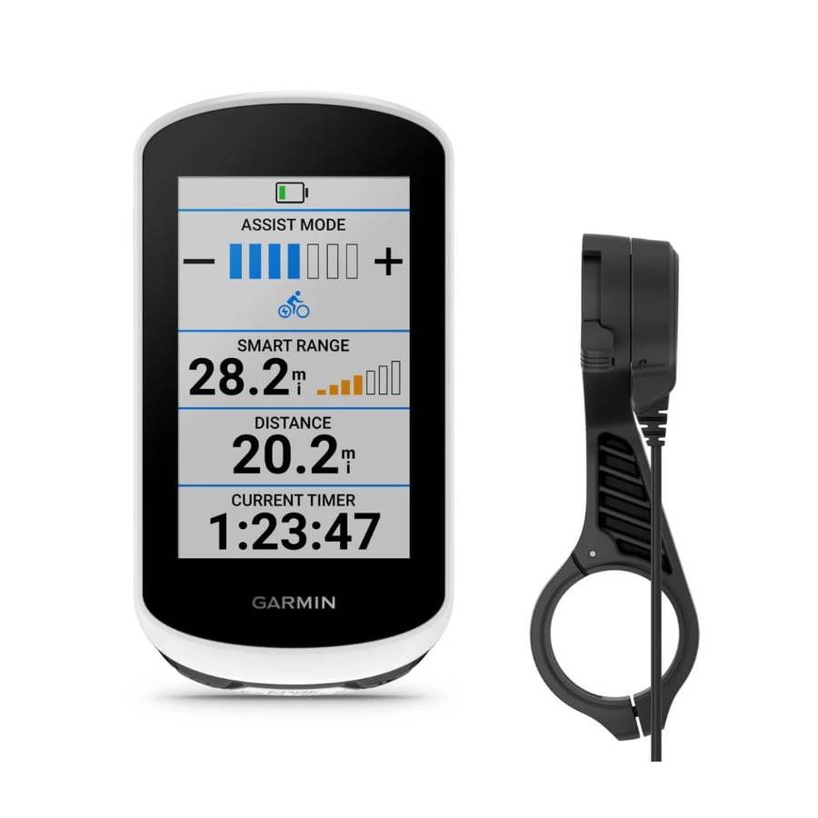 Edge Explore 2 GPS Cycling Computer Power Mount Bundle with Power Pin Connectors