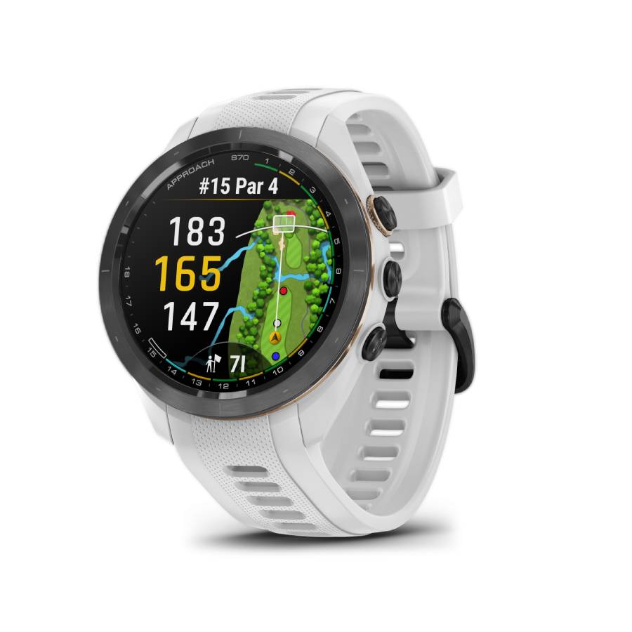 Approach S70 Premium GPS Golf Watch - White - 42mm