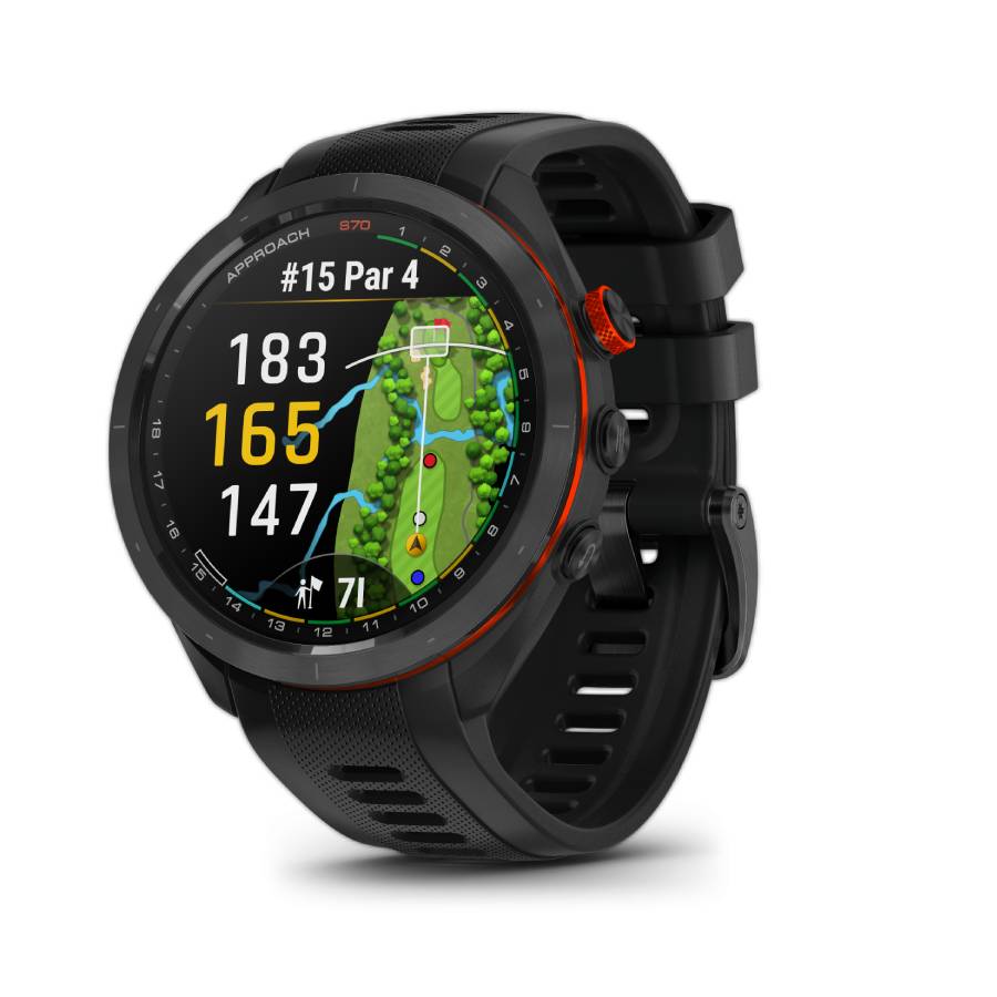 Approach S70 Premium GPS Golf Watch - Black - 47mm