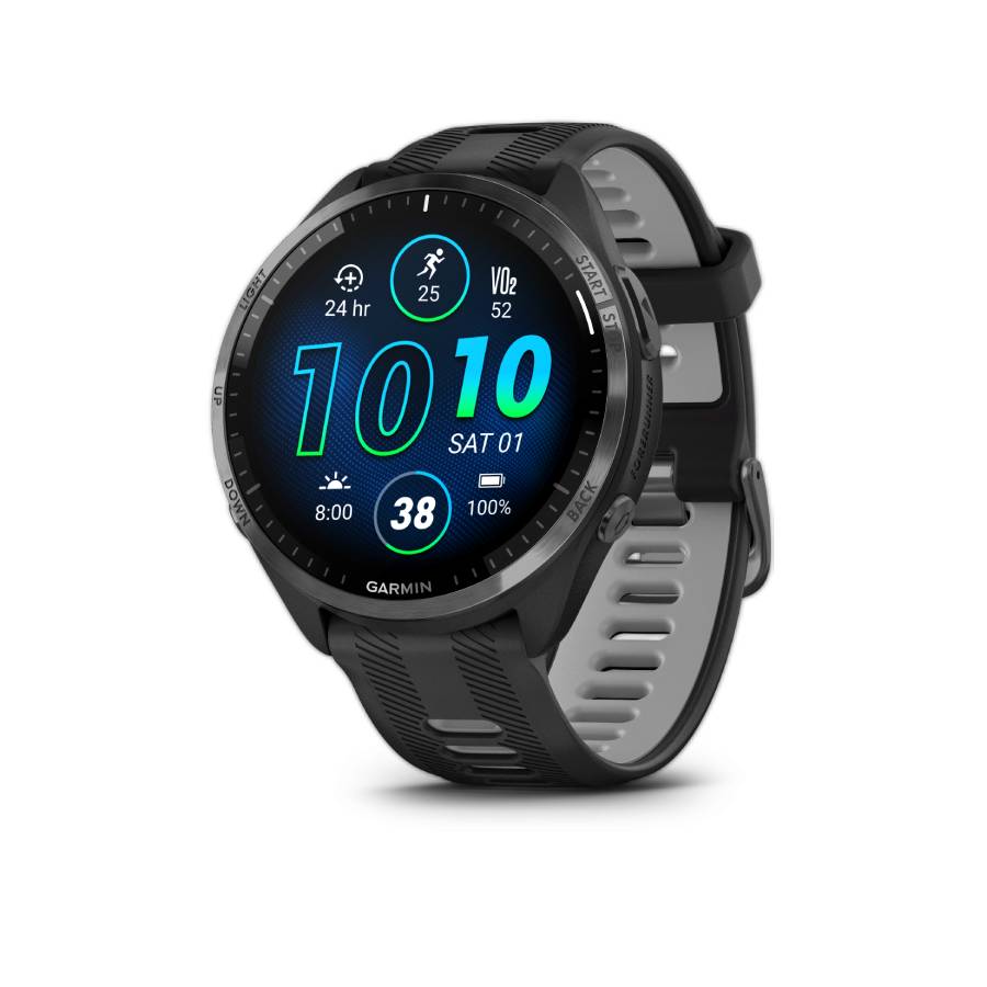 Forerunner 965 Running Smartwatch - Black / Powder Gray