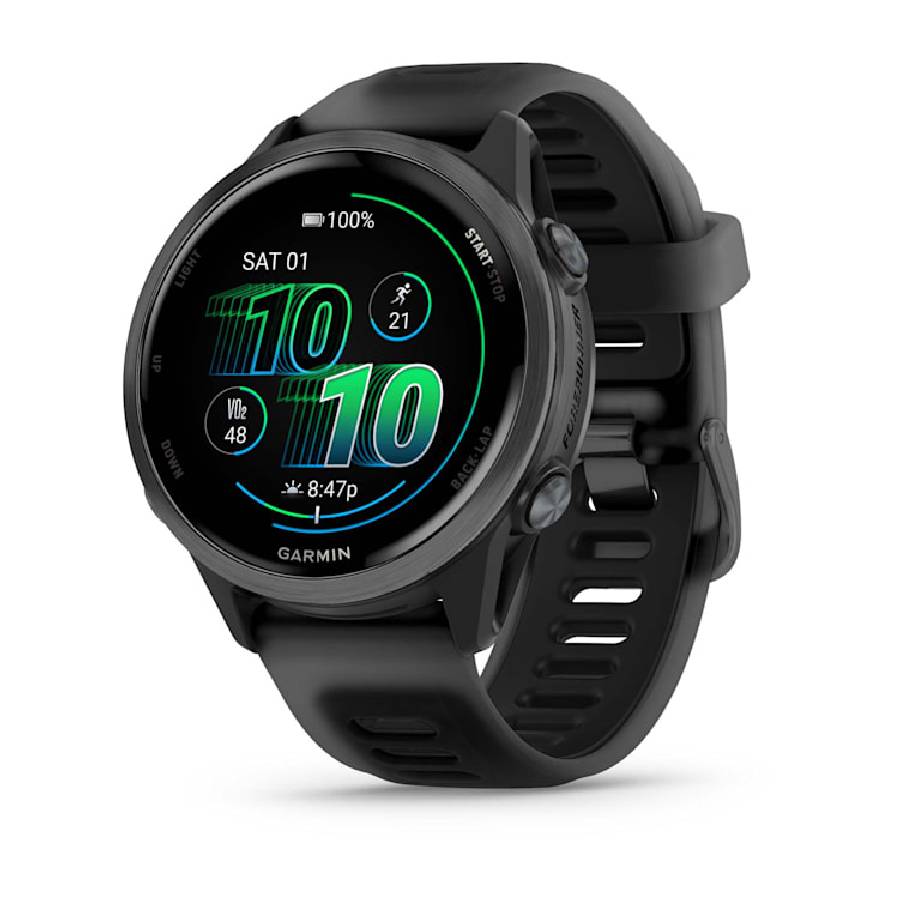 Forerunner 570 - Slate Gray Aluminum with Translucent Black/Black Band - 42mm