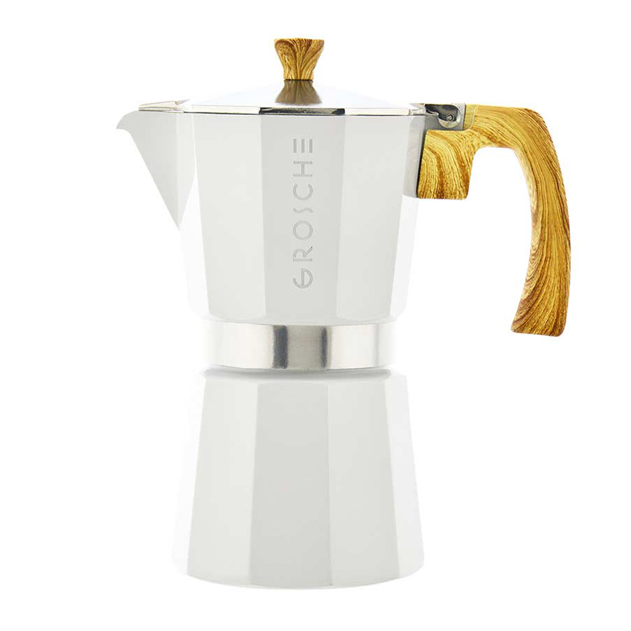Cafetière italienne en pierre Milano - Blanc - 6 doses d'espresso