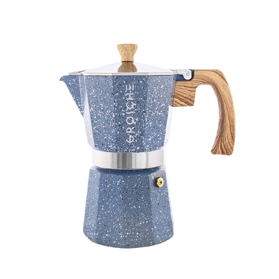 Milano Stovetop Espresso Maker - Indigo Blue - 6 Espresso Shots
