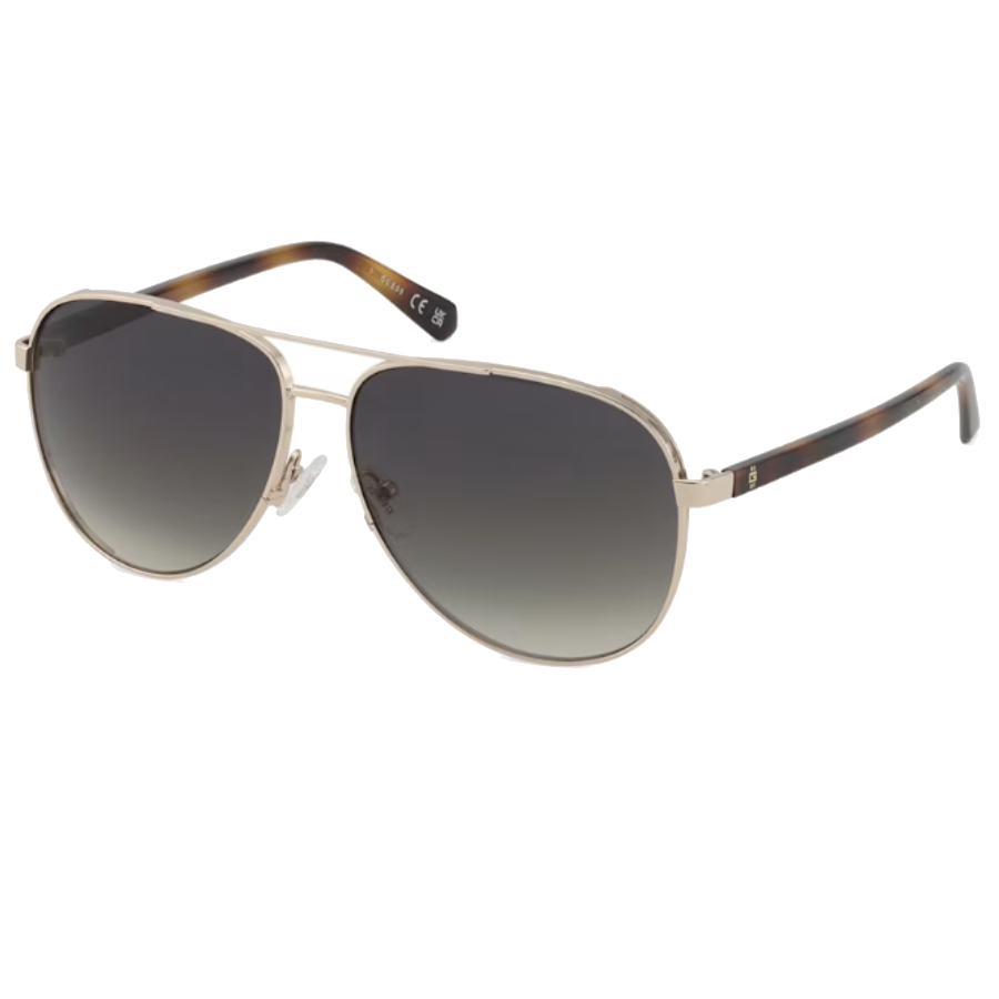Aviator Metal Sunglasses - Men - Gold/Green