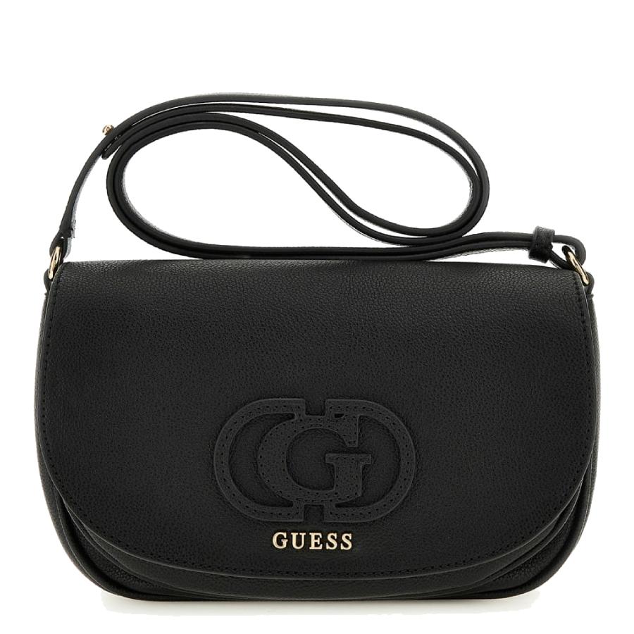 Sac à bandoulière convertible à rabat Calebra - Noir