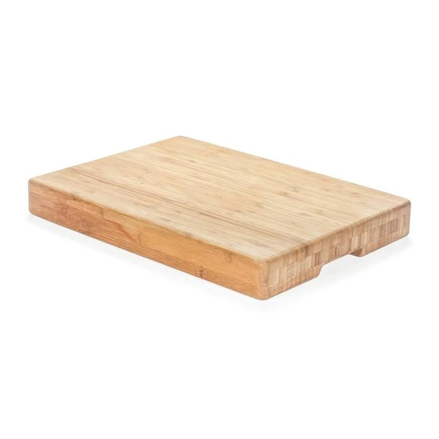 Planche à découper de qualité professionnelle, en bambou biologique de grande taille