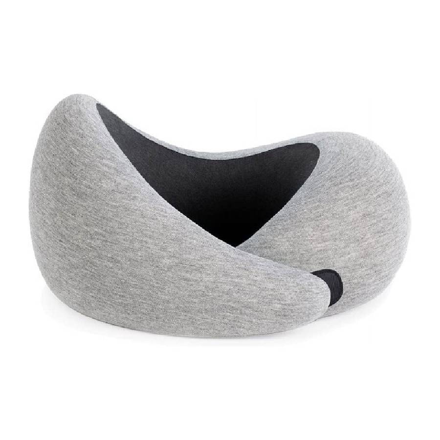 Memory Foam Travel Neck Pillow - Grey