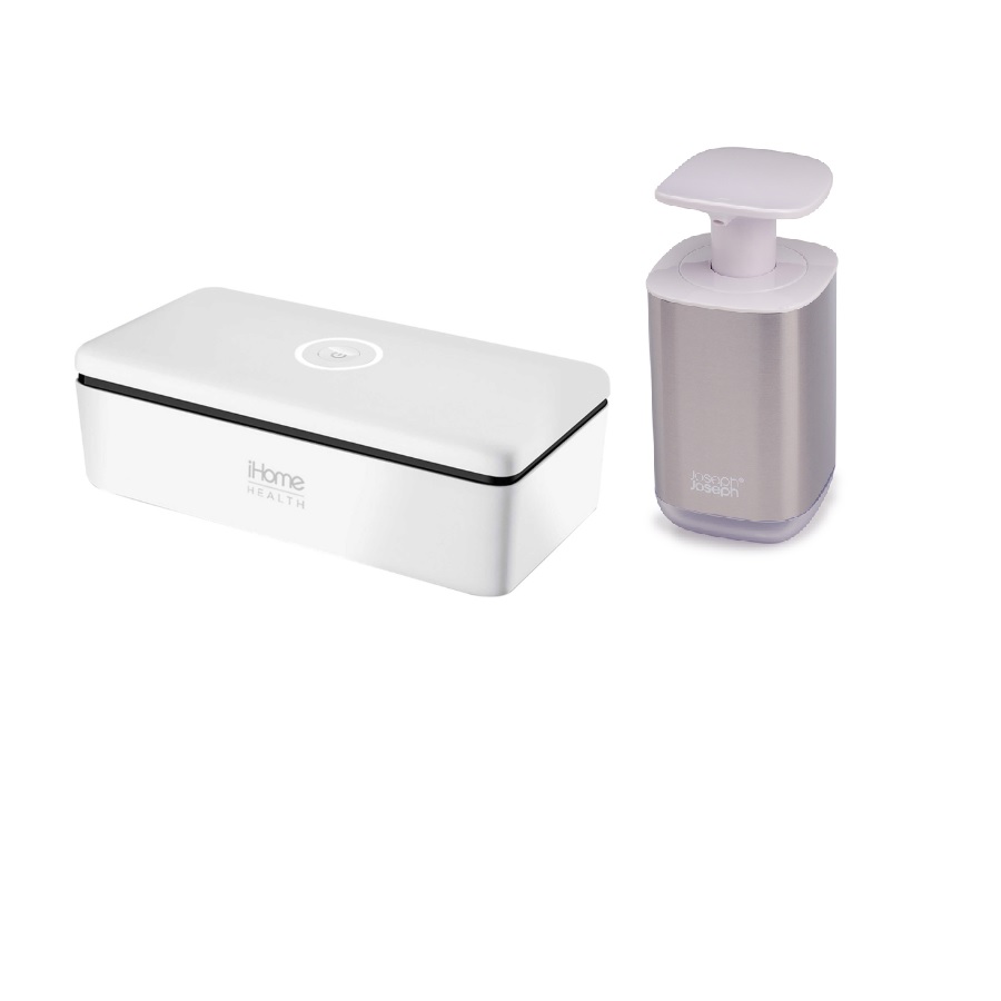 Universal Sanitizer and  Soap Dispenser