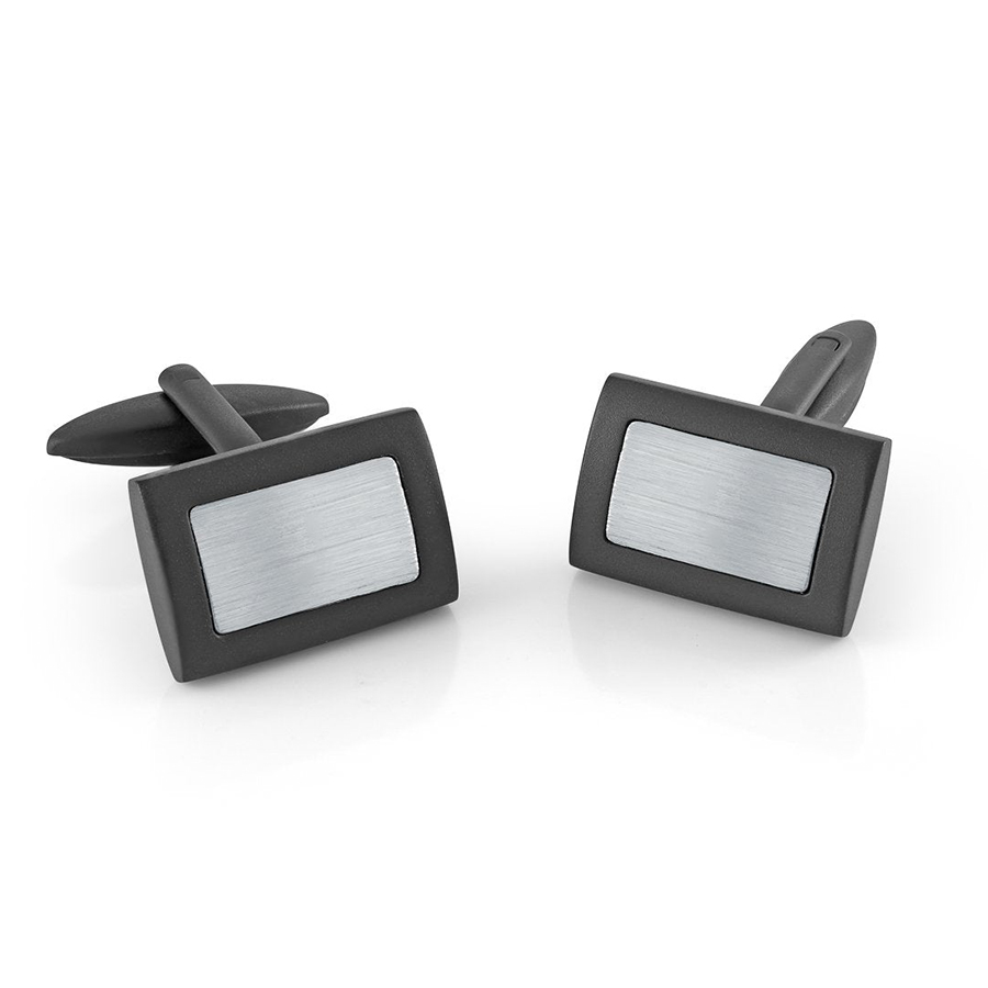 Boutons de manchette - Hommes - Acier inoxydable