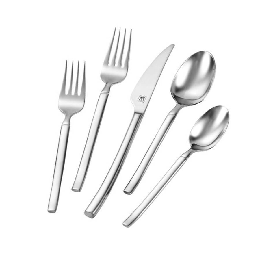 Opus 45 Piece Flatware Set polished