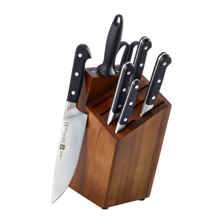 Pro 9 Piece Knife block set - Black
