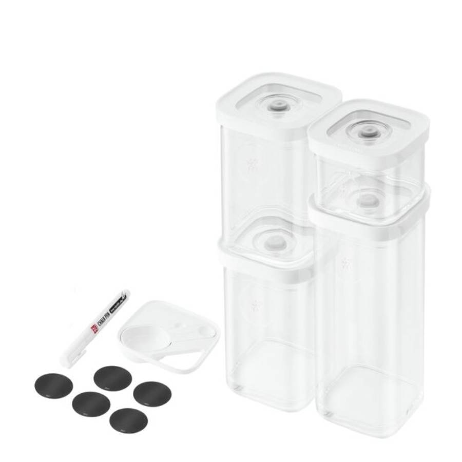 Fresh and Save Cube 6 Piece Set - Transparent White
