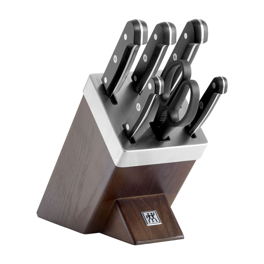 Gourmet SharpBlock 7-Piece Self-Sharpening Block Set