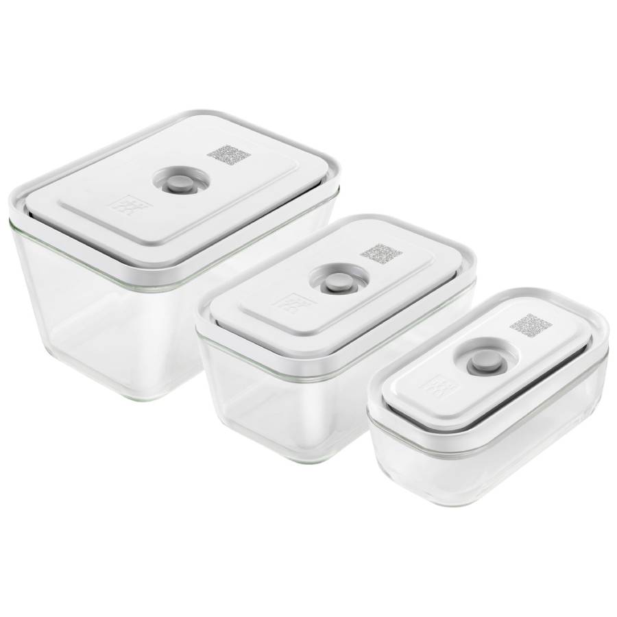 Boîte sous vide - ensemble de 3 pièces - petit, moyen, grand