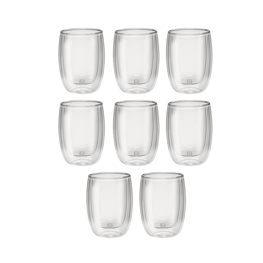Verre à café Sorrento à double paroi - Ensemble de 8