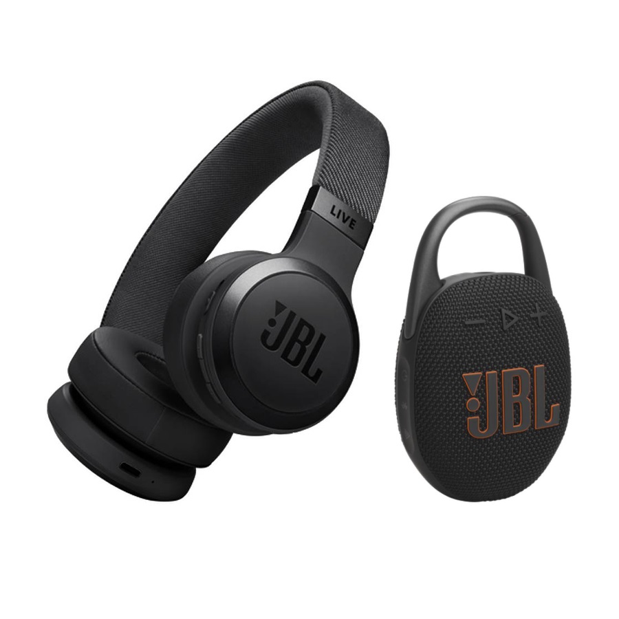 Écouteurs supra-auriculaires sans fil avec véritable suppression adaptative du bruit avec haut-parleur Bluetooth ultra-portable Clip 5