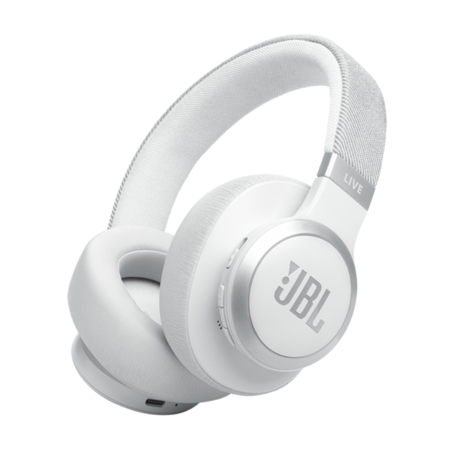 Écouteurs supra-auriculaires sans fil avec véritable suppression adaptative du bruit Live 770NC - Blanc
