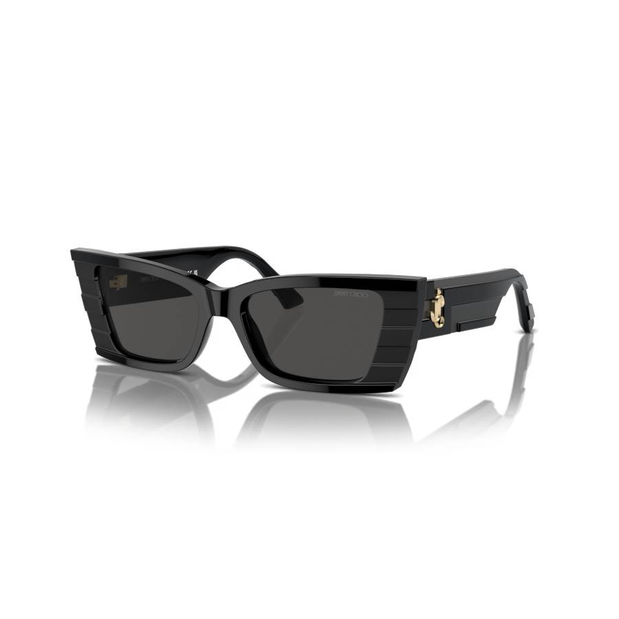 Rectangle Sunglasses - Women - Matte Black