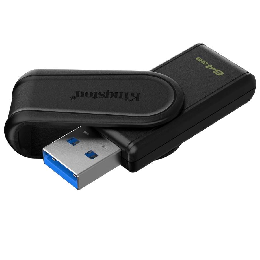 DataTraveler Exodia S USB Flash Drive - Onyx - 64GB