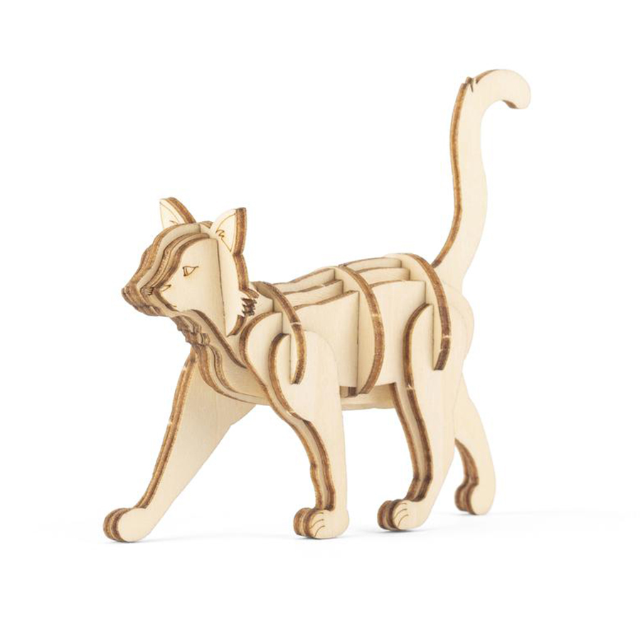 Cat 3D Wooden Puzzle