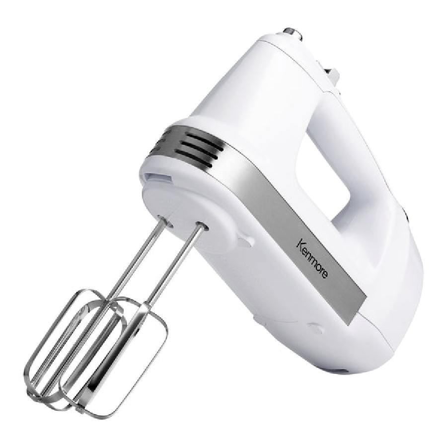 Batteur à main 5 vitesses avec cordon rétractable - Blanc