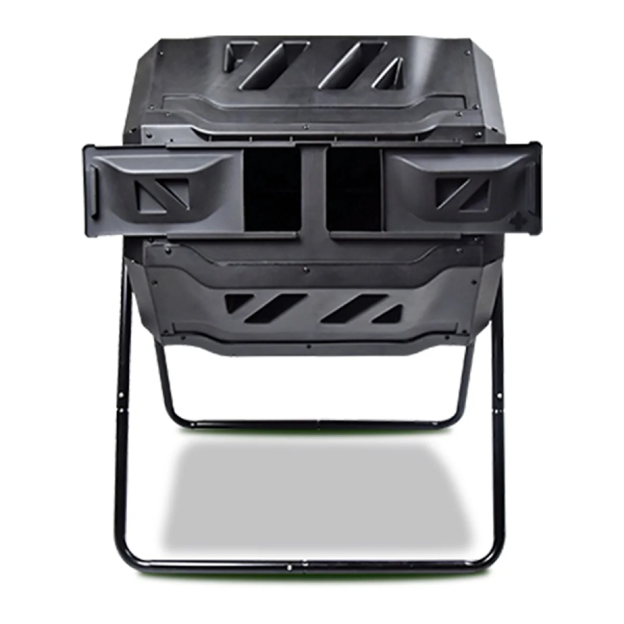 Koolscapes Dual Chamber Tumbling Composter - 42 Gallons