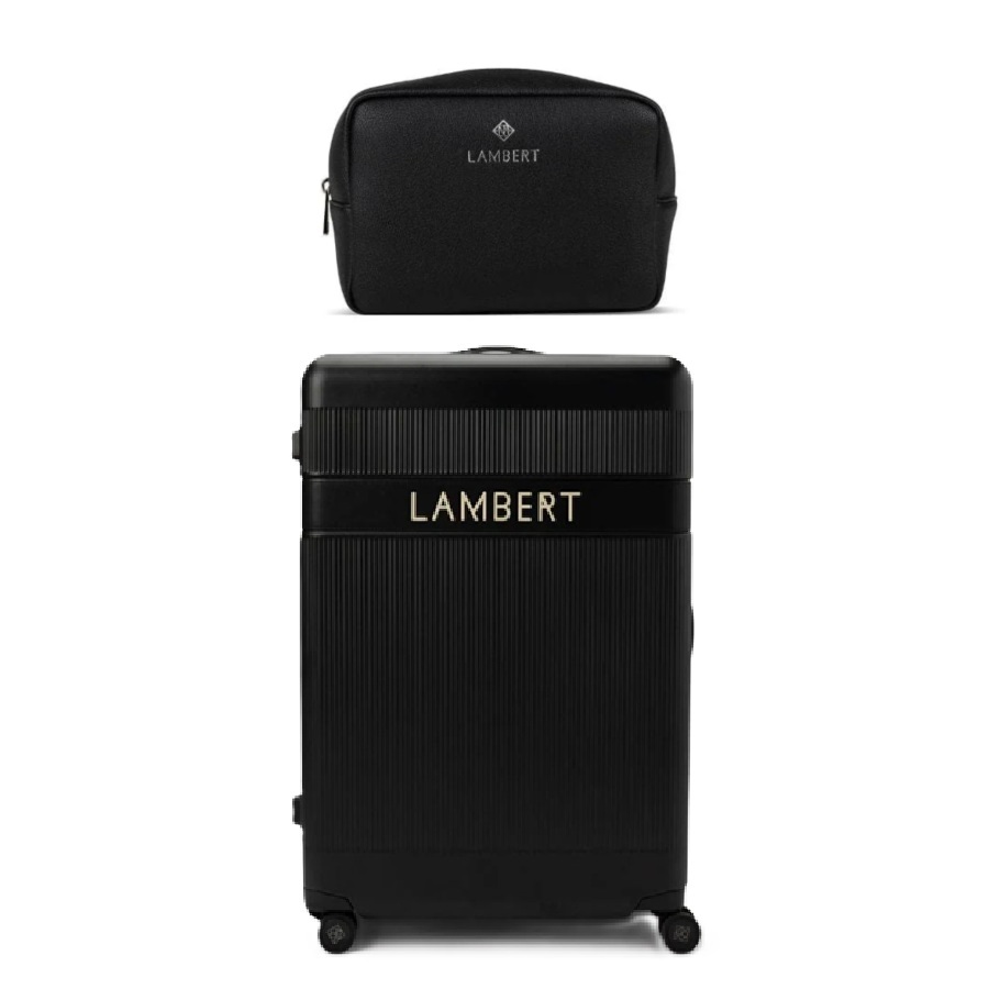 Aspen Check-In and The Zoe Vegan Leather Toiletry Bag