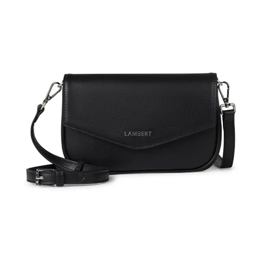 Sac à main 2-en-1 en cuir vegan Le Gabby - Noir