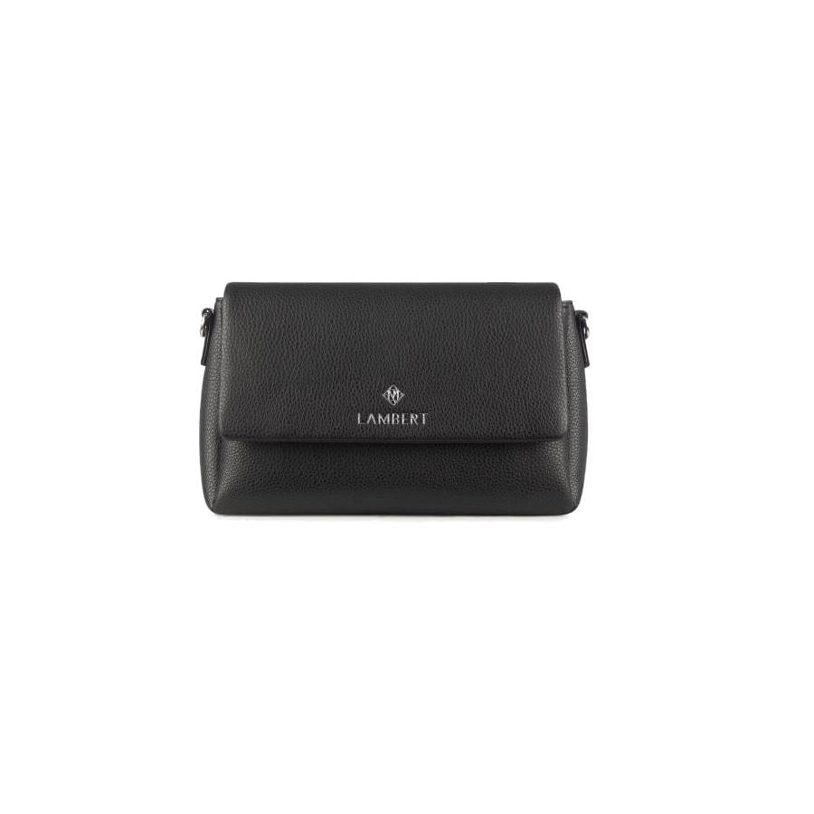 Judy Vegan Leather Crossbody Handbag - Black