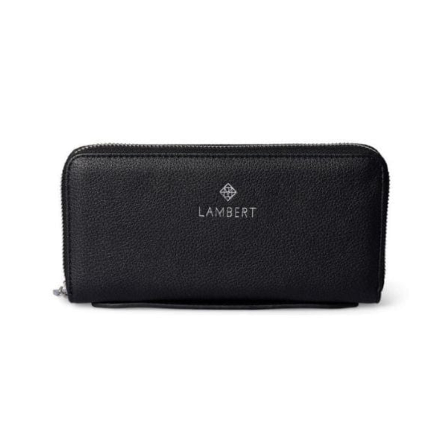 The Meli Vegan Leather Wallet - Black