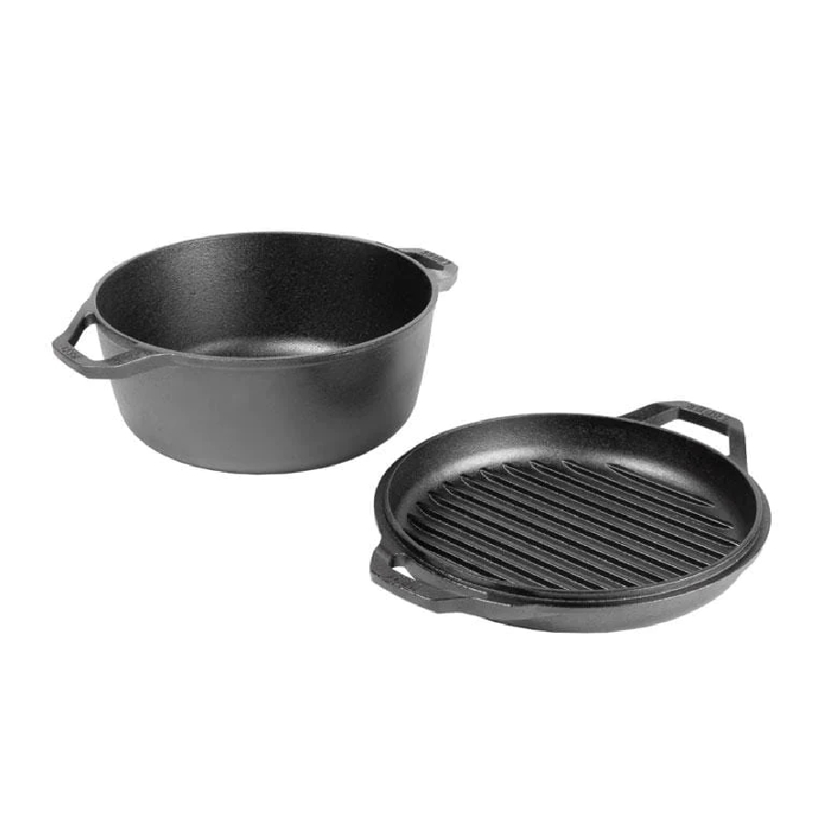 Lodge Double cocotte de 6 pintes de la collection Chef