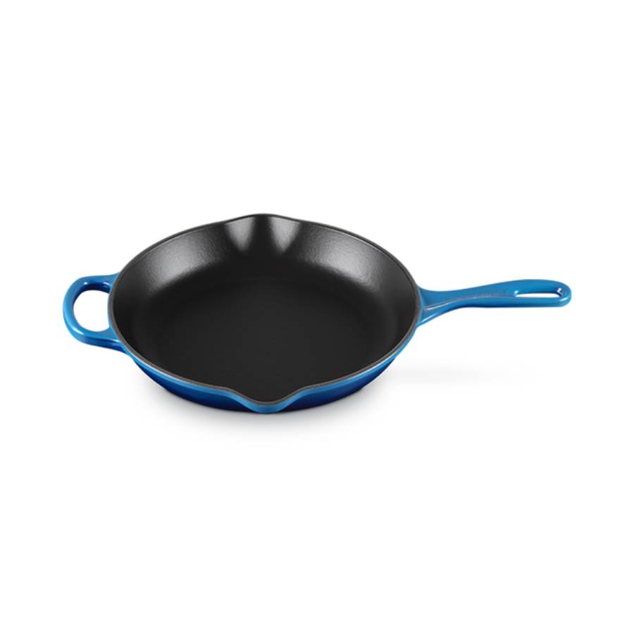 Signature 26 cm Poêle ronde en fonte - Bleuet