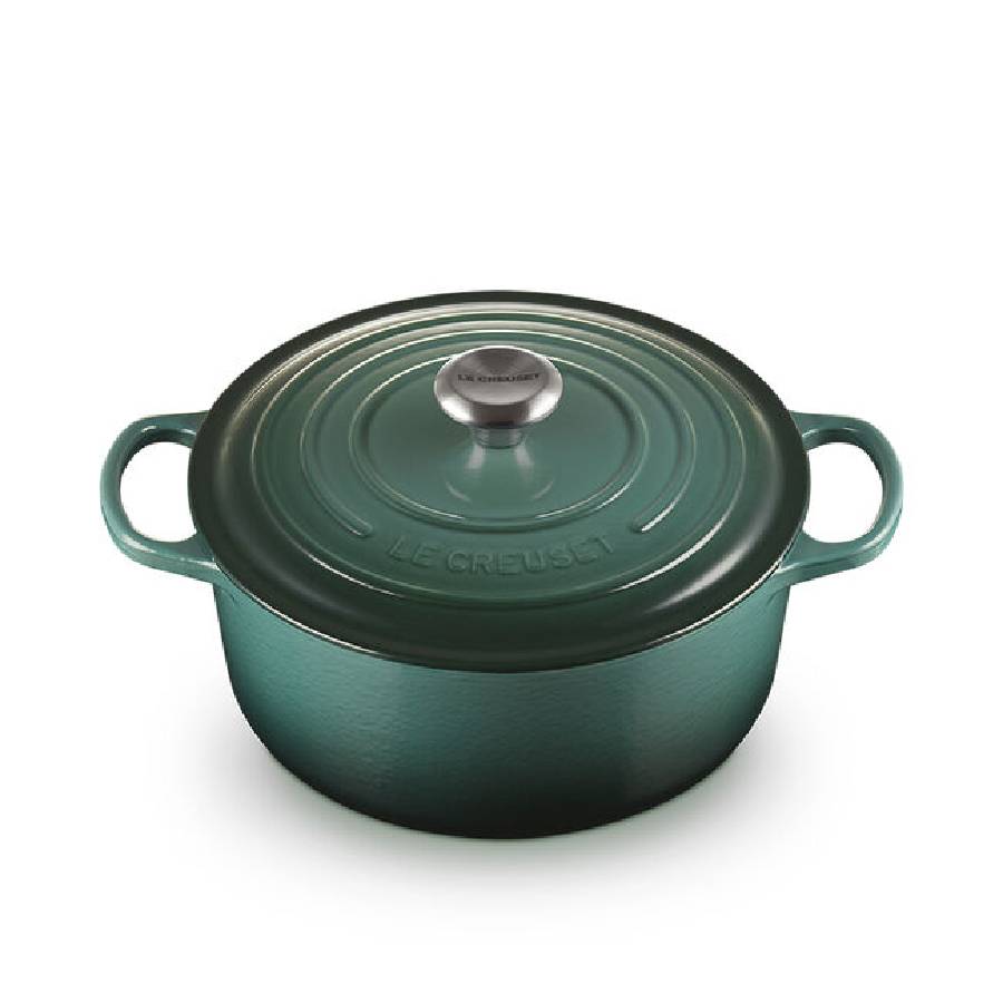Signature 5.3 L Round Dutch Oven with Stainless Steel Knob - Artichaut